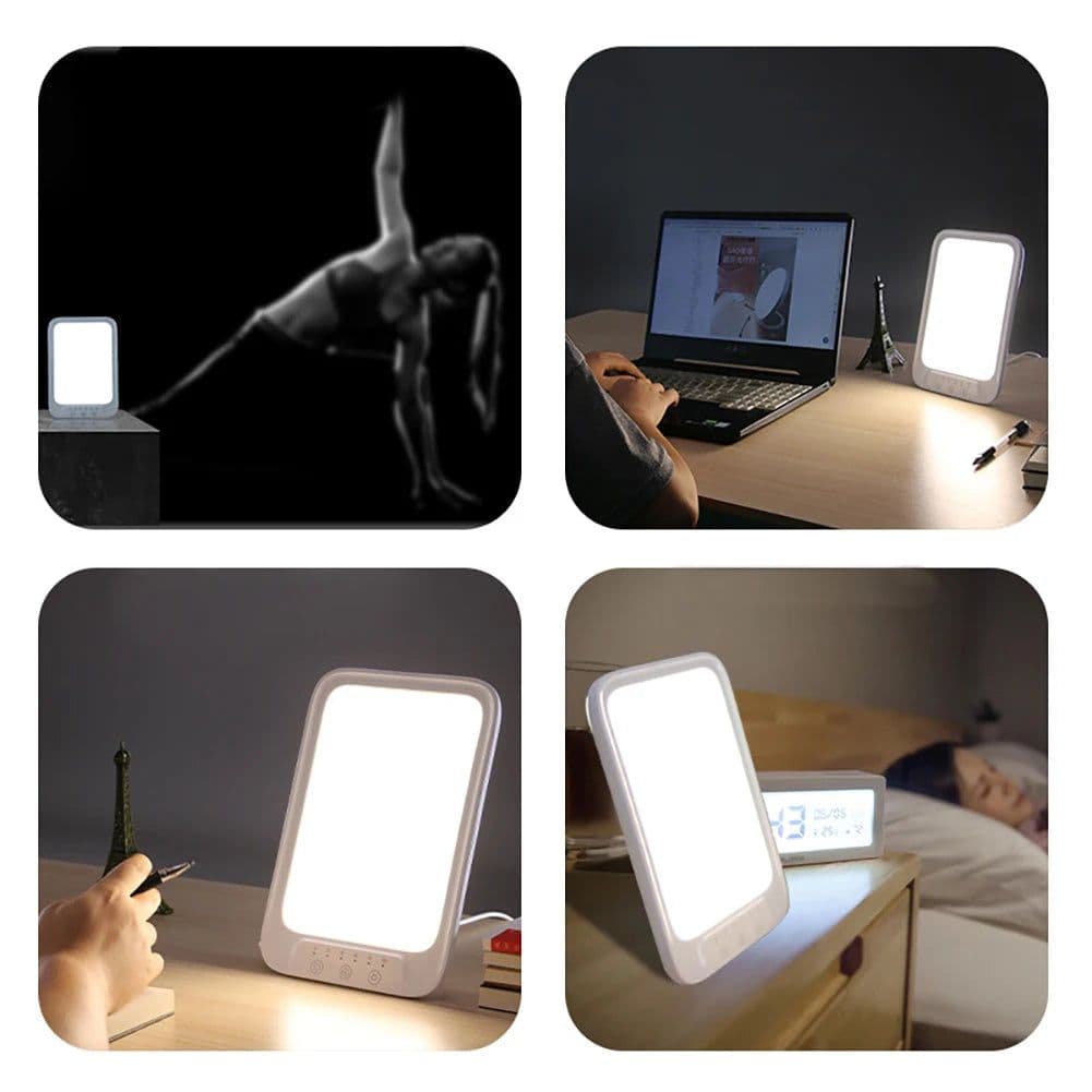 image-LED Daylight Lamp 10000 Lux 5V Light Therapy Lamp Against Depression Touch Control Home Daylight Lamp Dimmable Timer For Home