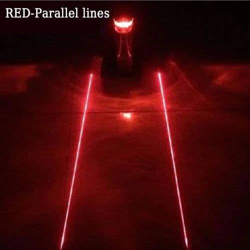 image-Red Tail light Cycling Safety warning Bicycle Rear Lamp Bike Laser Tail bike Light Bicicleta Caution