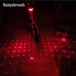 image-Red Tail light Cycling Safety warning Bicycle Rear Lamp Bike Laser Tail bike Light Bicicleta Caution