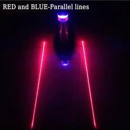 image-Red Tail light Cycling Safety warning Bicycle Rear Lamp Bike Laser Tail bike Light Bicicleta Caution