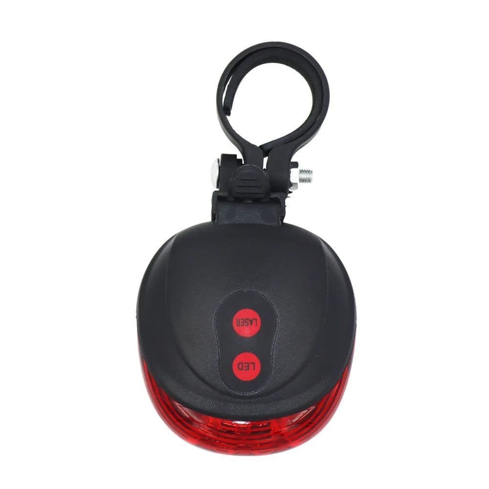 image-Red Tail light Cycling Safety warning Bicycle Rear Lamp Bike Laser Tail bike Light Bicicleta Caution