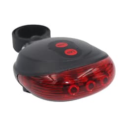 image-Red Tail light Cycling Safety warning Bicycle Rear Lamp Bike Laser Tail bike Light Bicicleta Caution