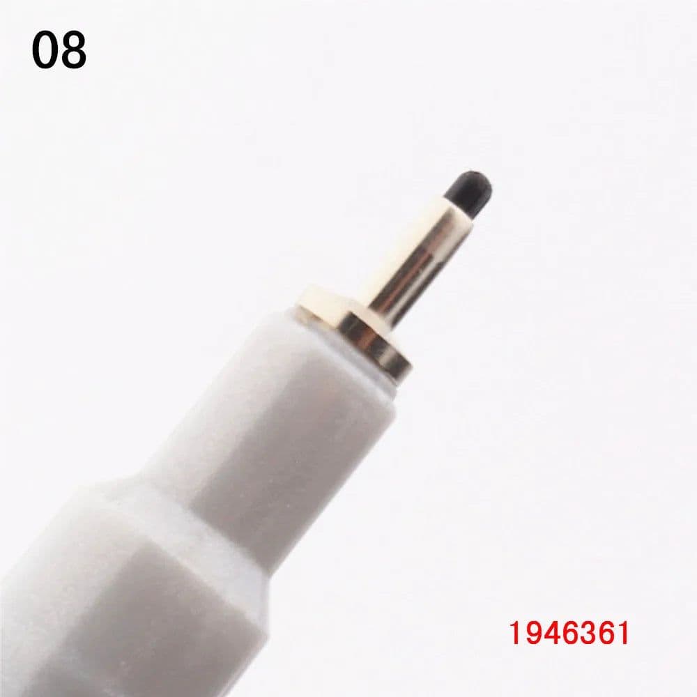 image-Waterproof Ink Black Micron Neelde Drawing Pen Pigment Fine Line Sketch Markers Pen For Writing Hand-Paint anime Art Supplies