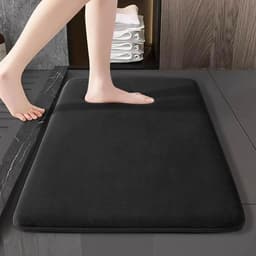 image-Super absorbent floor mat, super absorbent bath mat, super anti slip coral velvet bathroom floor mat, door mat