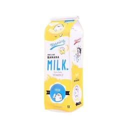 image-Cartoon Milk bottle school pencil case cute PU pen bag storage pouch Korea Stationery material office school supplies escolar