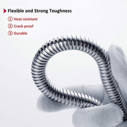 image-ZhangJi Bathroom Commen Shower Head Hose Flexible Water Pipe 1.5m 2m 3m High Density Faucet Shower Hose Bathroom Accessories