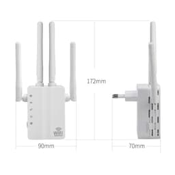 image-5 Ghz WIFI Booster Repeater Wireless Wi fi Extender 1200Mbps Network Amplifier 802.11N Long Range Signal Wi-Fi Repetidor