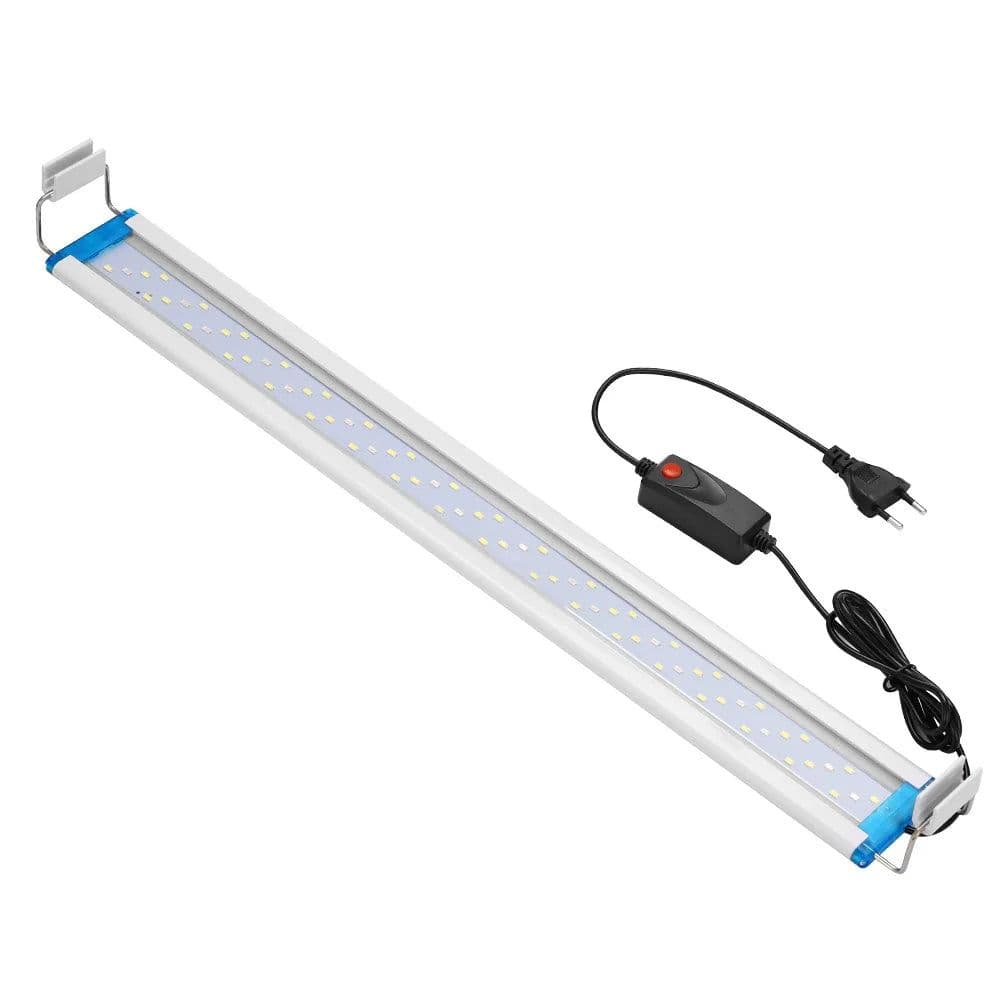 image-110-240V fish tank ultra-thin aquarium lights 19-71CM tri-color lighting aquascape stand lights fish tank LED lights