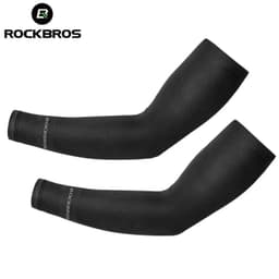 image-ROCKBROS Bike Cycling Running Arm Warmers UV Protect Cover Basketball Jogging Breathable Quick Dry Men Women Sunscreen Sleeves
