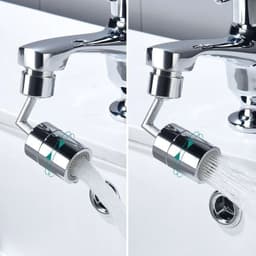 image-Any Rotation Universal Splash Filter Faucet Spray Head Water Outlet Faucet Extender Bubbler Sprayer Kitchen Bathroom Accessories