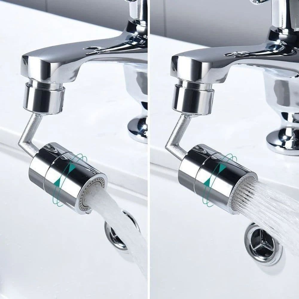 image-Any Rotation Universal Splash Filter Faucet Spray Head Water Outlet Faucet Extender Bubbler Sprayer Kitchen Bathroom Accessories