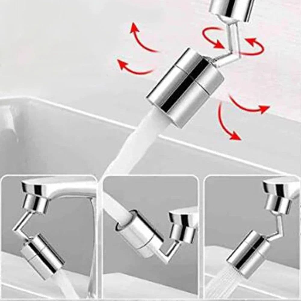 image-Any Rotation Universal Splash Filter Faucet Spray Head Water Outlet Faucet Extender Bubbler Sprayer Kitchen Bathroom Accessories