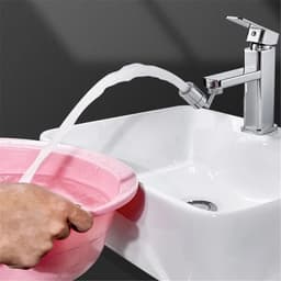 image-Any Rotation Universal Splash Filter Faucet Spray Head Water Outlet Faucet Extender Bubbler Sprayer Kitchen Bathroom Accessories