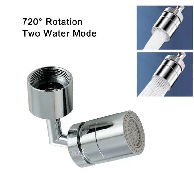 image-Any Rotation Universal Splash Filter Faucet Spray Head Water Outlet Faucet Extender Bubbler Sprayer Kitchen Bathroom Accessories