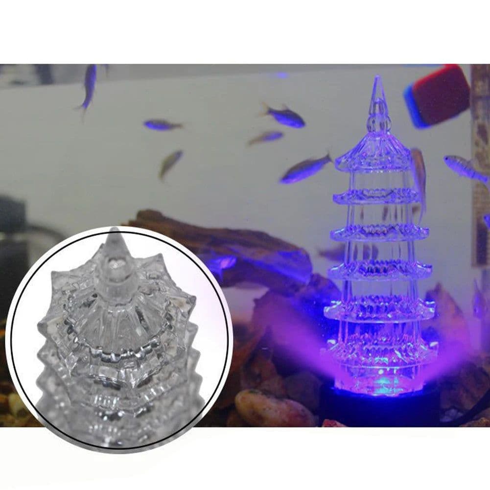 image-Fish Tank Light Submersible LED Aquarium Light With Built-in LED Beads Reusable High Transmittance Multi Color Gradient Water