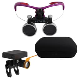 image-Dental Loupes Dental Magnifier Dental Lab Medical Loupes Magnification Binocular 2.5/3.5x Headlight Headlamp 3W/5W Seperately