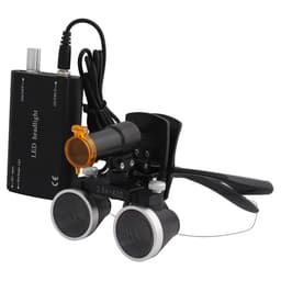 image-Dental Loupes Dental Magnifier Dental Lab Medical Loupes Magnification Binocular 2.5/3.5x Headlight Headlamp 3W/5W Seperately