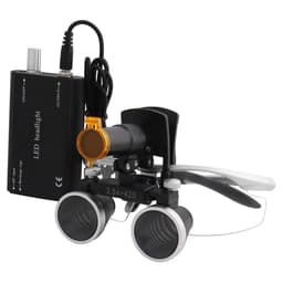 image-Dental Loupes Dental Magnifier Dental Lab Medical Loupes Magnification Binocular 2.5/3.5x Headlight Headlamp 3W/5W Seperately