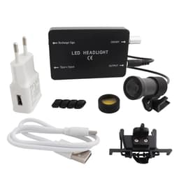 image-Dental Loupes Dental Magnifier Dental Lab Medical Loupes Magnification Binocular 2.5/3.5x Headlight Headlamp 3W/5W Seperately