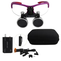 image-Dental Loupes Dental Magnifier Dental Lab Medical Loupes Magnification Binocular 2.5/3.5x Headlight Headlamp 3W/5W Seperately