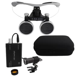 image-Dental Loupes Dental Magnifier Dental Lab Medical Loupes Magnification Binocular 2.5/3.5x Headlight Headlamp 3W/5W Seperately