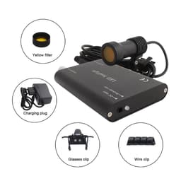 image-Dental Loupes Dental Magnifier Dental Lab Medical Loupes Magnification Binocular 2.5/3.5x Headlight Headlamp 3W/5W Seperately
