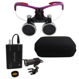 image-Dental Loupes Dental Magnifier Dental Lab Medical Loupes Magnification Binocular 2.5/3.5x Headlight Headlamp 3W/5W Seperately