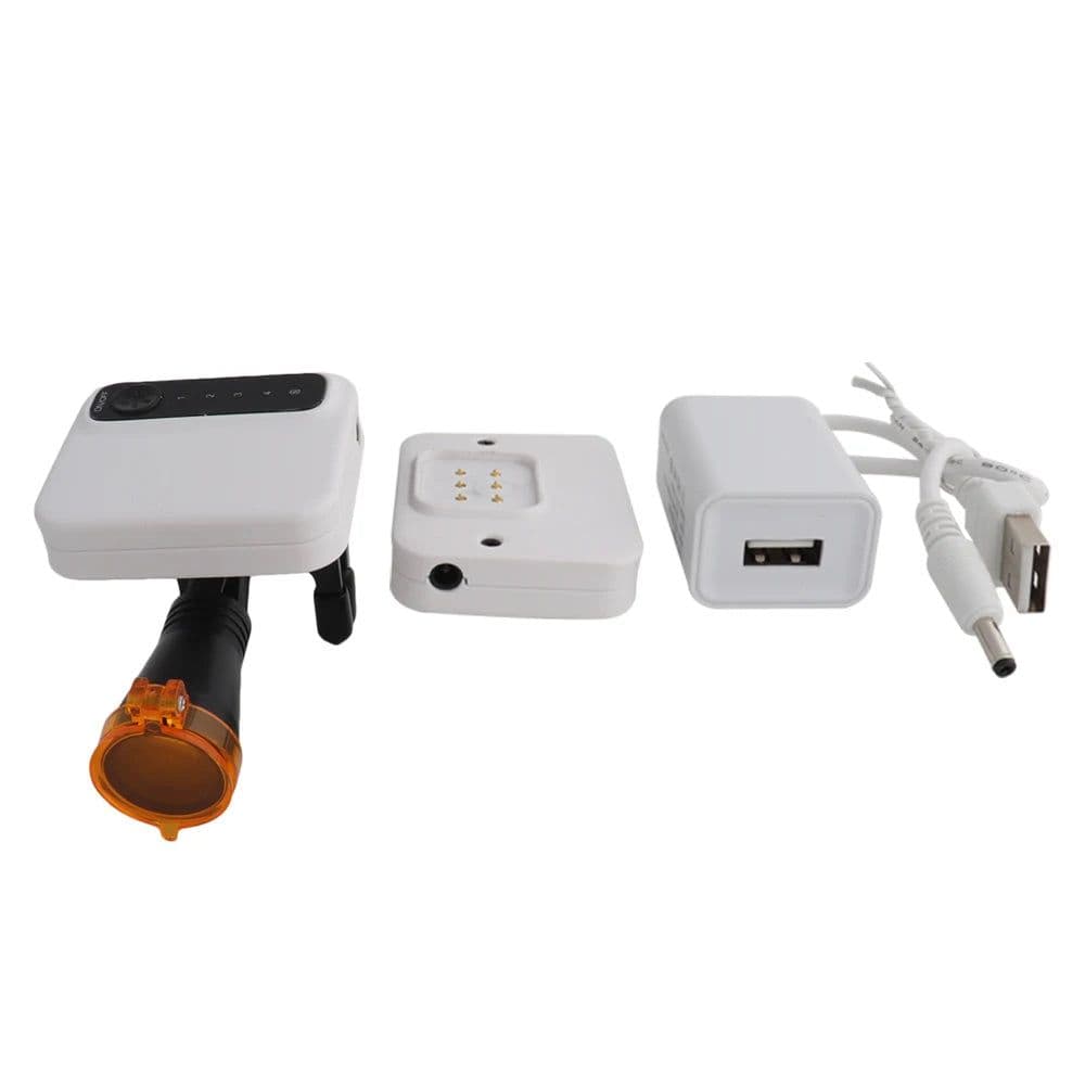 image-Dental Loupes Dental Magnifier Dental Lab Medical Loupes Magnification Binocular 2.5/3.5x Headlight Headlamp 3W/5W Seperately