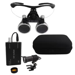 image-Dental Loupes Dental Magnifier Dental Lab Medical Loupes Magnification Binocular 2.5/3.5x Headlight Headlamp 3W/5W Seperately