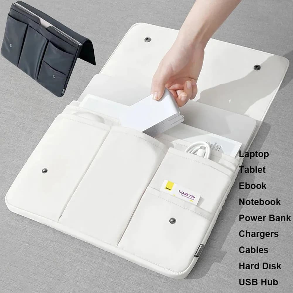 image-Laptop Bag 13 14 15 16 Inch Water Resistant PC Case Accessories For Macbook Pro Xiaomi Hp Dell Lenovo Samsung Notebook Cover