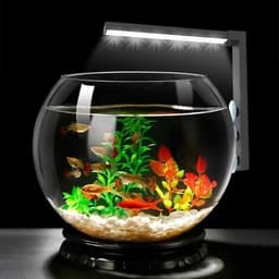 image-Small fish tank LED lamp fans your aquarium lighting water plant lamp algae tank fill light waterproof aquarium lamp