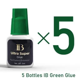 image-IBeauty Ultra Super Eyelash Extension Glue Supplies Green Cap Waterproof Adhesive Makeup Tools Strongest Fastest Eyes Open Korea