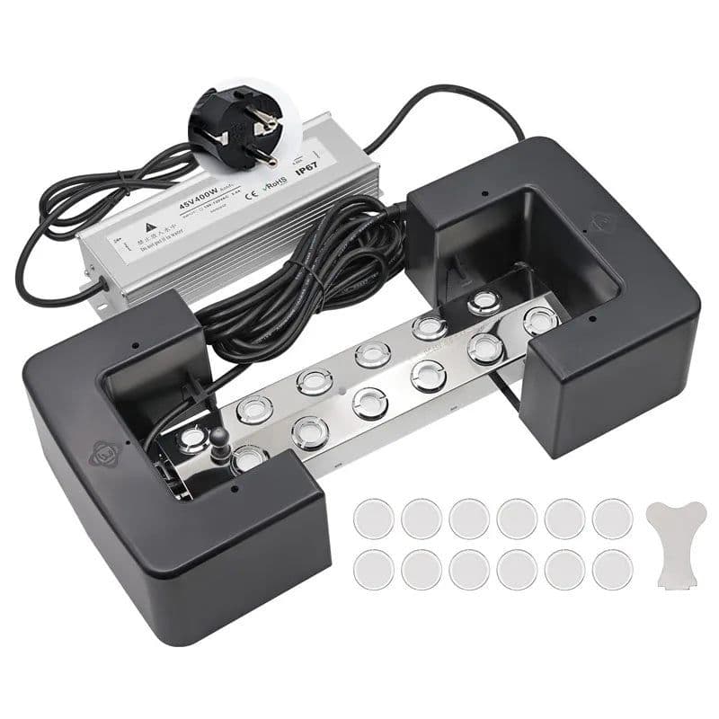 image-2/4/6/8/10/12 Head Ultrasonic Mist Maker Fogger Stainless Steel Air Humidier Garden/Rockery/Pool Fog Sprayer Generator 220V