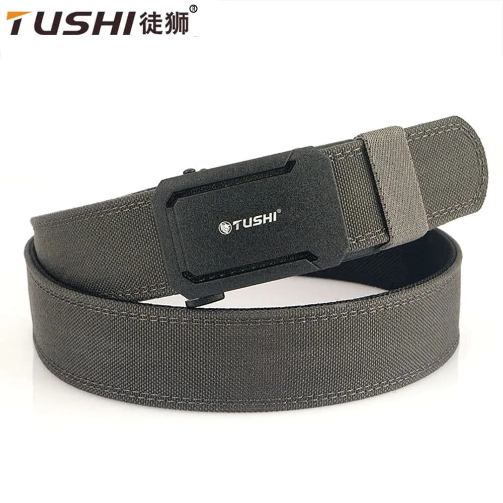 image-TUSHI Army Tactical Belt Quick Release Military Airsoft Training Molle Belt Outdoor Shooting Hiking Hunting Sports Belt