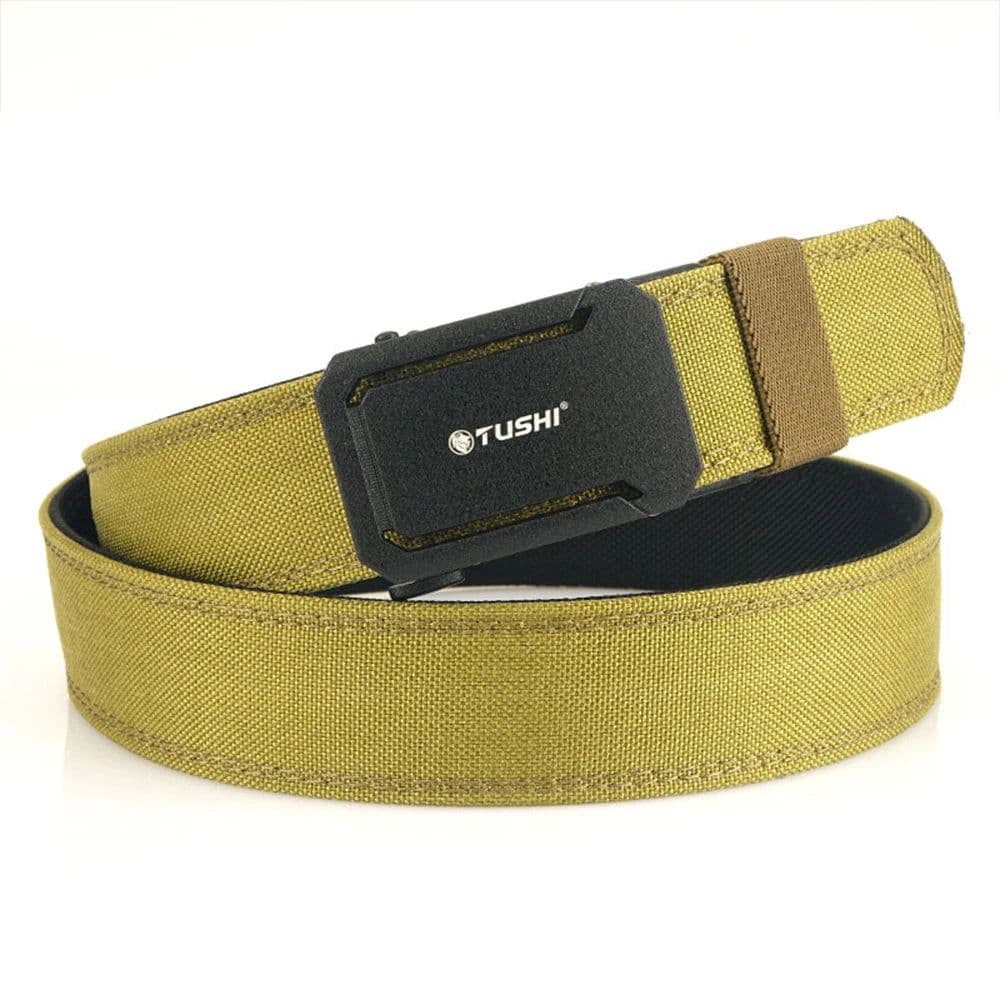 image-TUSHI Army Tactical Belt Quick Release Military Airsoft Training Molle Belt Outdoor Shooting Hiking Hunting Sports Belt