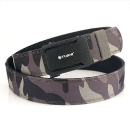image-TUSHI Army Tactical Belt Quick Release Military Airsoft Training Molle Belt Outdoor Shooting Hiking Hunting Sports Belt