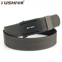image-TUSHI Army Tactical Belt Quick Release Military Airsoft Training Molle Belt Outdoor Shooting Hiking Hunting Sports Belt