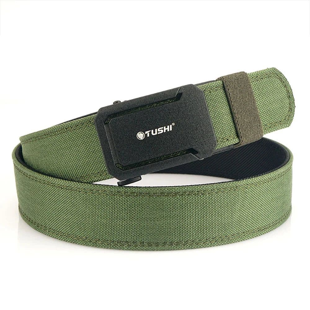 image-TUSHI Army Tactical Belt Quick Release Military Airsoft Training Molle Belt Outdoor Shooting Hiking Hunting Sports Belt