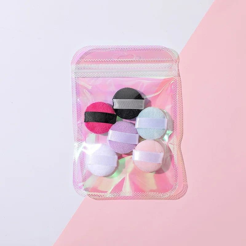 image-3/4/6Pcs Mini Finger Puff Detail Makeup Sponge Face Foundation Concealer Blending Cosmetic Accessories Makeup Tools Finger Puff