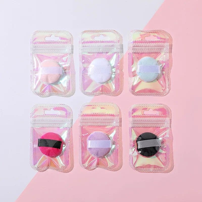 image-3/4/6Pcs Mini Finger Puff Detail Makeup Sponge Face Foundation Concealer Blending Cosmetic Accessories Makeup Tools Finger Puff