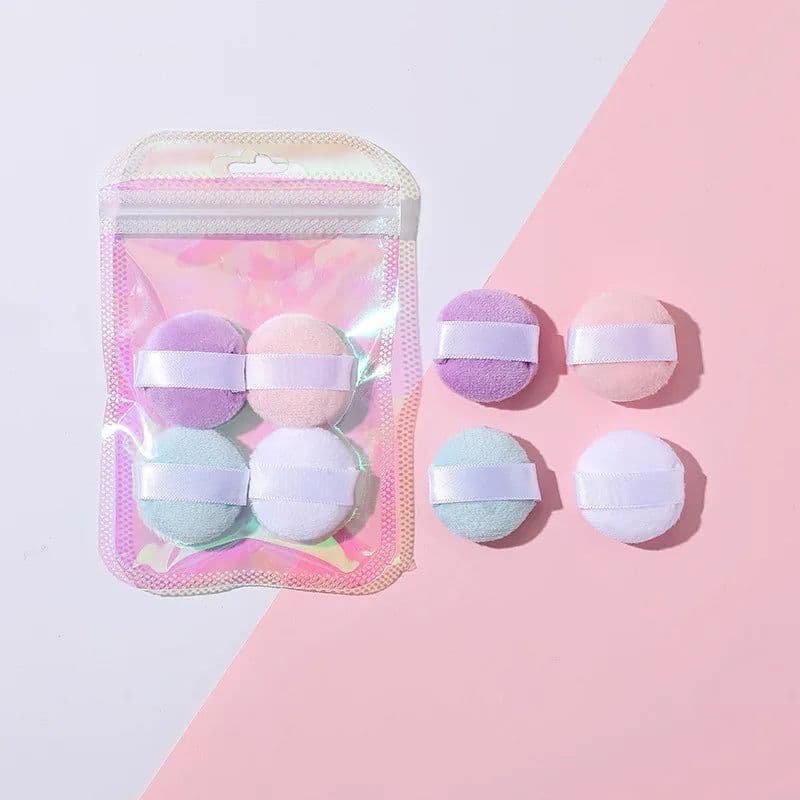 image-3/4/6Pcs Mini Finger Puff Detail Makeup Sponge Face Foundation Concealer Blending Cosmetic Accessories Makeup Tools Finger Puff
