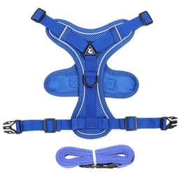 image-Dog Harness for Big Dog Vest Fashion Chest Strap Reflective and Breathable Cat Walking Rope Dog Rope Cat Harness