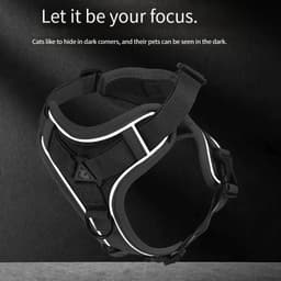 image-Dog Harness for Big Dog Vest Fashion Chest Strap Reflective and Breathable Cat Walking Rope Dog Rope Cat Harness