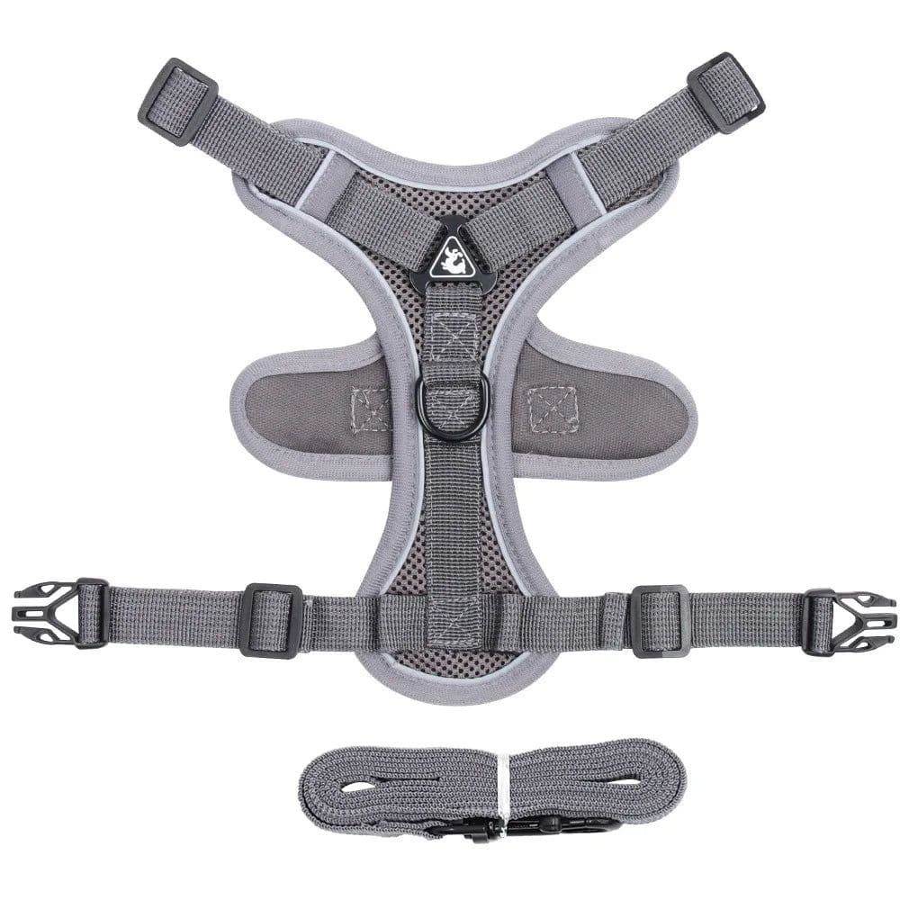 image-Dog Harness for Big Dog Vest Fashion Chest Strap Reflective and Breathable Cat Walking Rope Dog Rope Cat Harness