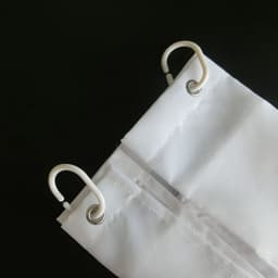 image-White Shower Curtains Waterproof Thick Solid Color Bath Curtains for Hotel Bathroom Bathtub Large Wide Bathing Cover with Hooks