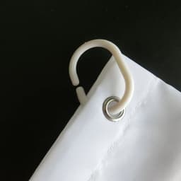 image-White Shower Curtains Waterproof Thick Solid Color Bath Curtains for Hotel Bathroom Bathtub Large Wide Bathing Cover with Hooks