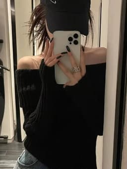image-2022 Autumn Winter Solid Color Rib Knitted Off the Shoulder Pullover Sweater Sexy Women Full Sleeve Slim Stretch Knitwear Jumper