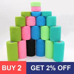 image-COYOCO Colorful Sport Self Adhesive Elastic Bandage Wrap Tape 4.8m Elastoplast For Knee Support Pads Finger Ankle Palm Shoulder