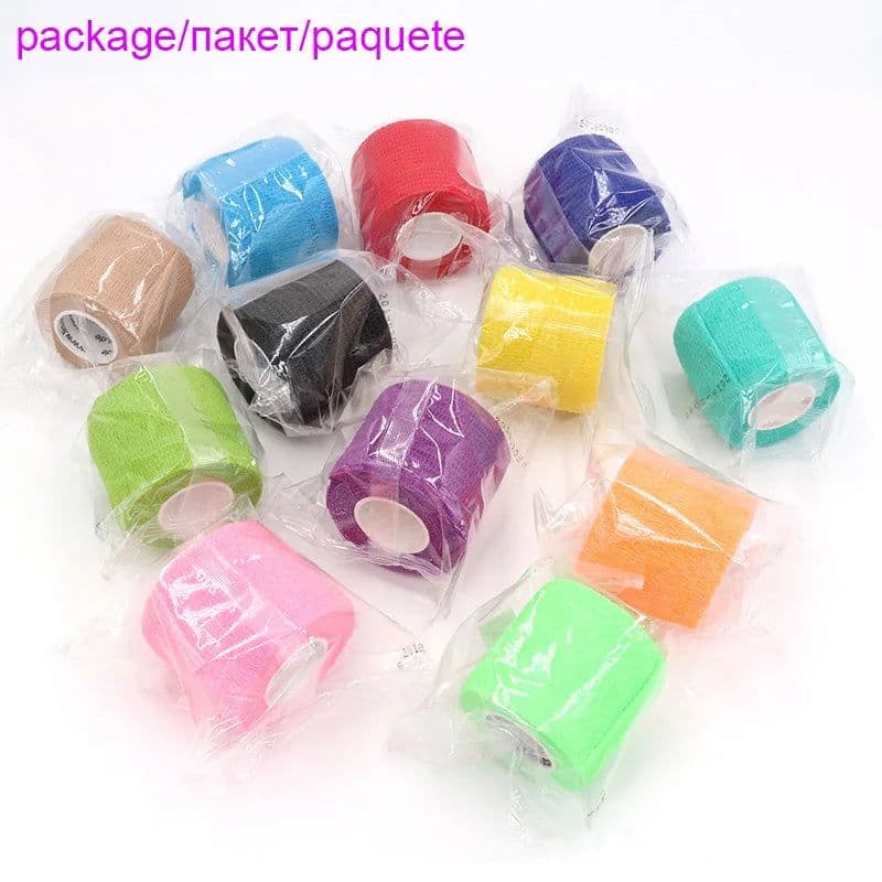 image-COYOCO Colorful Sport Self Adhesive Elastic Bandage Wrap Tape 4.8m Elastoplast For Knee Support Pads Finger Ankle Palm Shoulder
