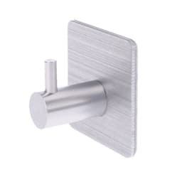 image-5-1PCS Stainless Steel Hook Self Adhesive Clothes Bags Key Rack Kitchen Towel Hanger Hanging Door Hook Bathroom Accessories